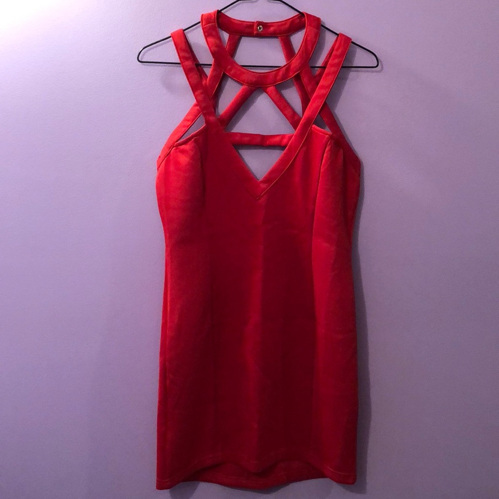 TOBI red cocktail dress
